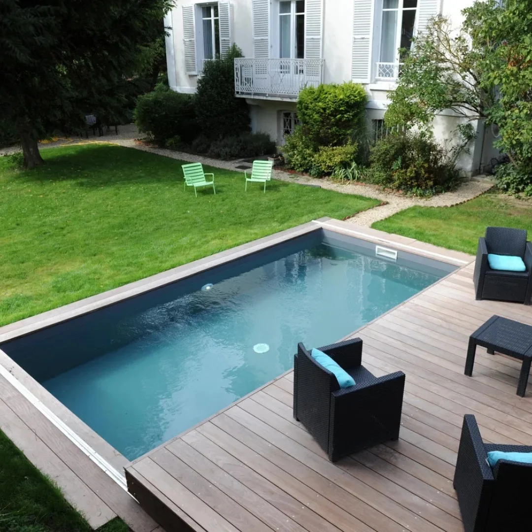 Раздвижная терраса для бассейна в Октябрьском