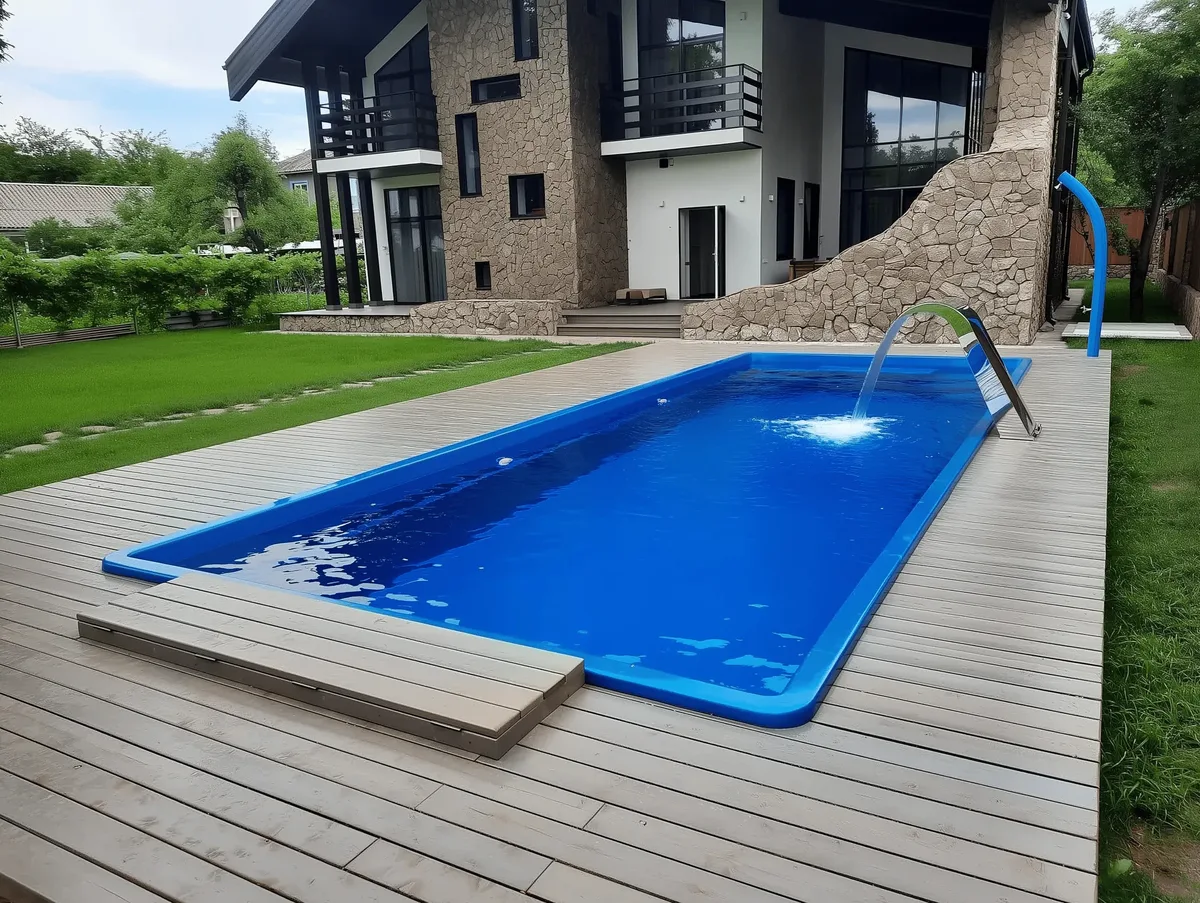 Композитный бассейн Laguna 9 — вид сверху в Октябрьском