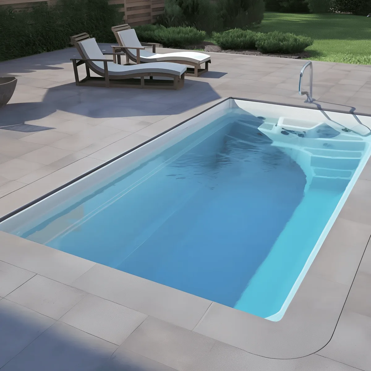 Композитный бассейн Laguna 5 — вид сверху в Октябрьском