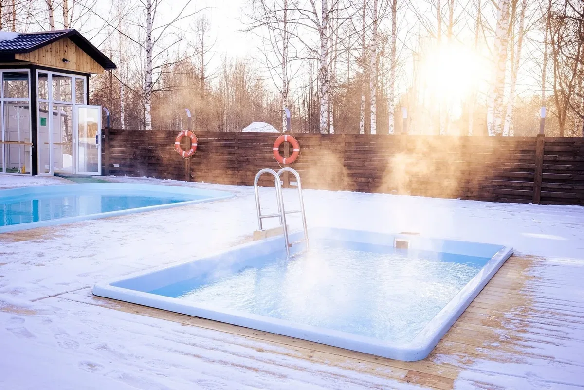 Композитный бассейн Laguna 4 — установка в Октябрьском