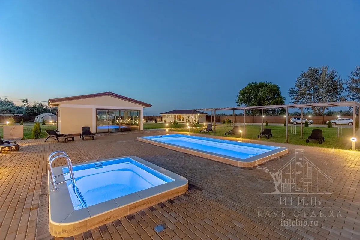 Композитная купель Laguna 3 — установка в Октябрьском