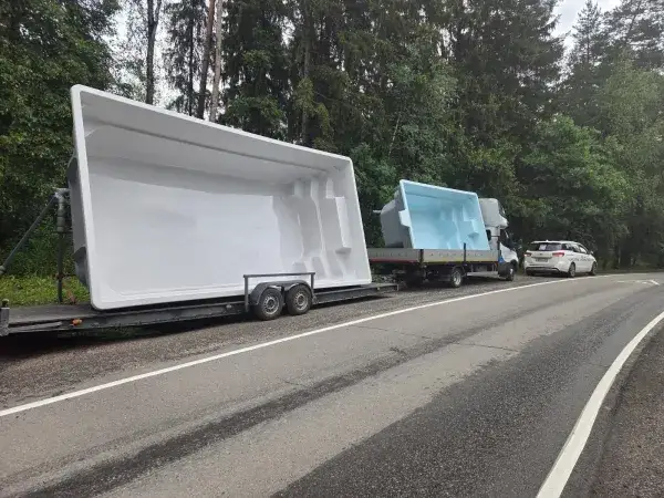 Доставка бассейна в Октябрьском